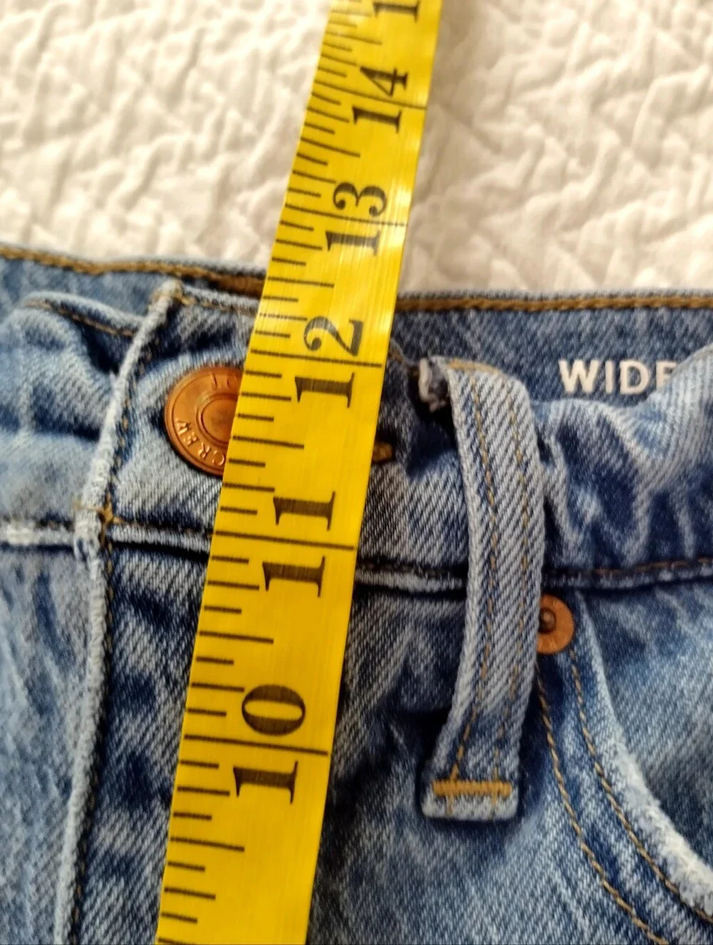 J. Crew wide leg High Rise trouser jeans Sz 27